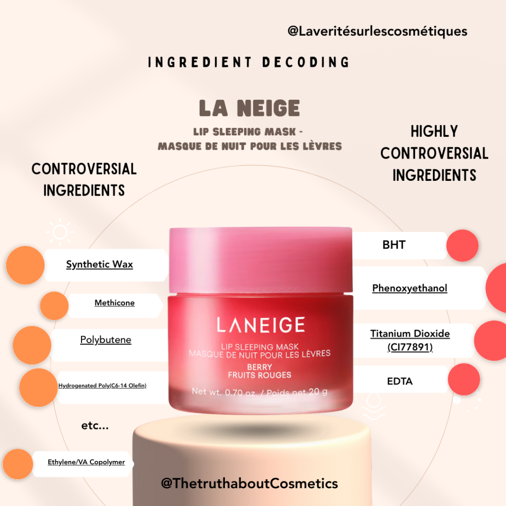 LA NEIGE : Lip Maks : ingredients decoded
