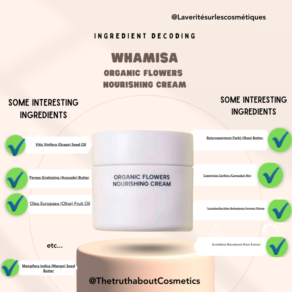 WHAMISA Organic-Flowers Nourishing Cream